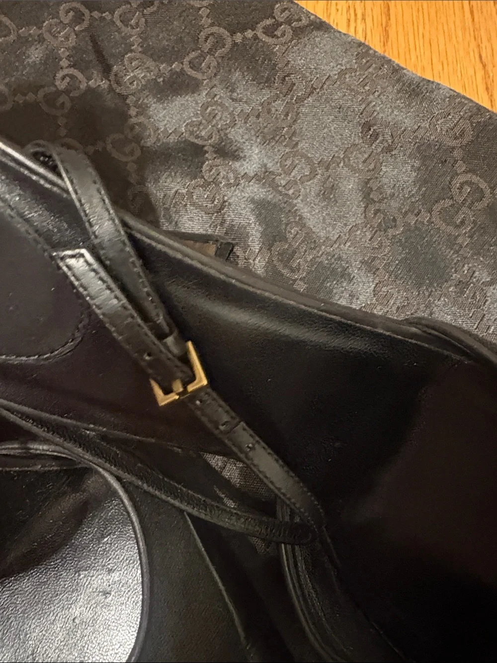 Vintage 2002 Gucci by Tom Ford Pointed Toe Mule Heels size 7 with Dust Bag - Picture 3 of 9